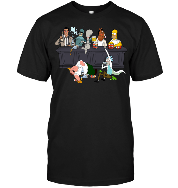 archer and rick t shirt